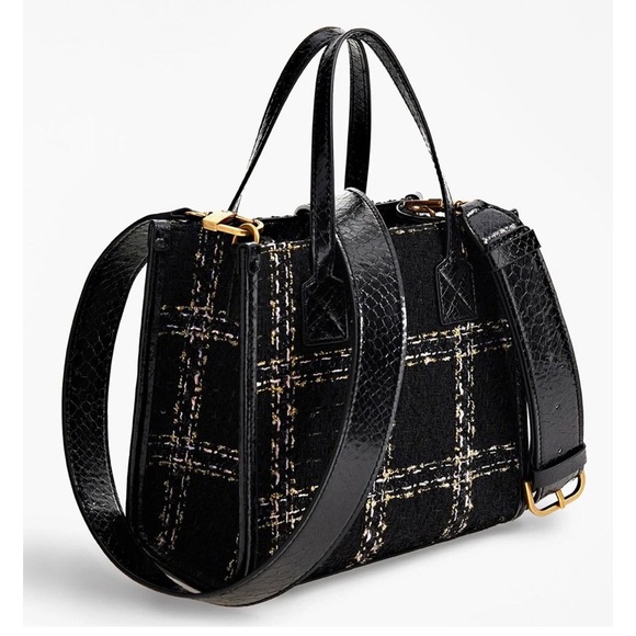 Guess Tweed Silvana tote - Picture 2 of 5